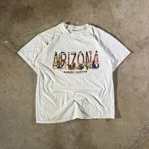 Vintage 90’s White Arizona Sabine Canyon Graphic T-Shirt